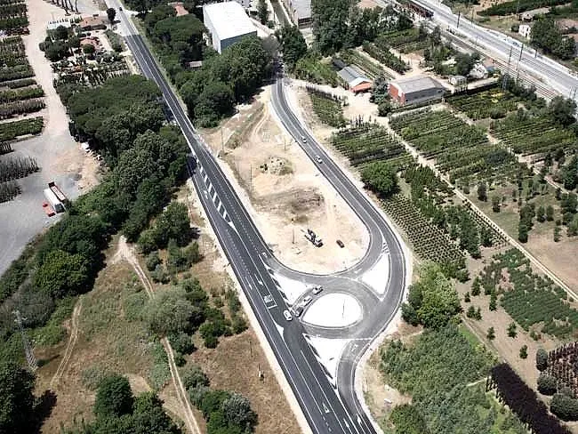 Ordenación de accesos a la C-35
